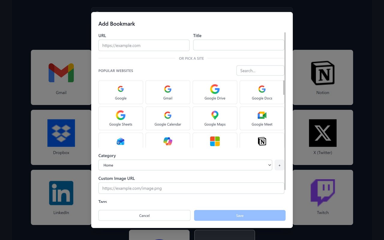 Add Bookmark